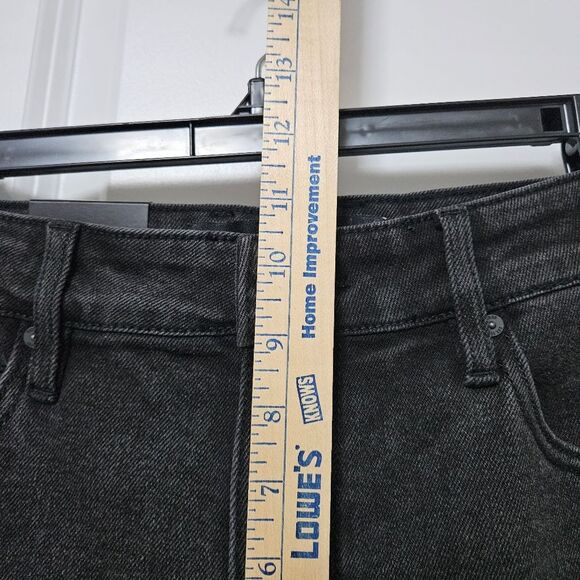 NWT Guess Jeans Women's 32 (33x32) Black Slim Tapered Mid-Rise Embroidered - Picture 10 of 13